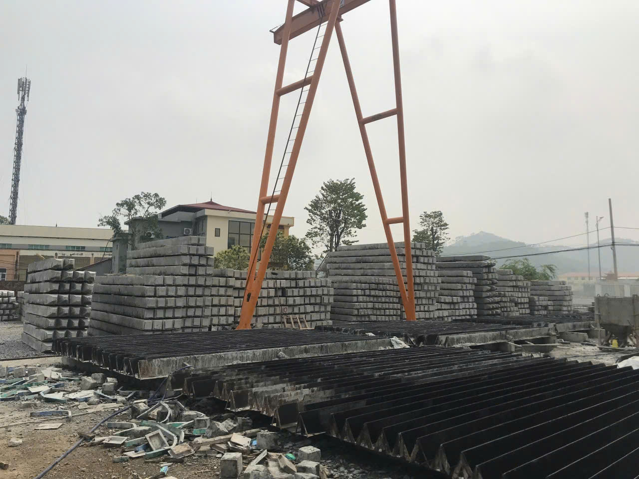 Cọc vuông bê tông